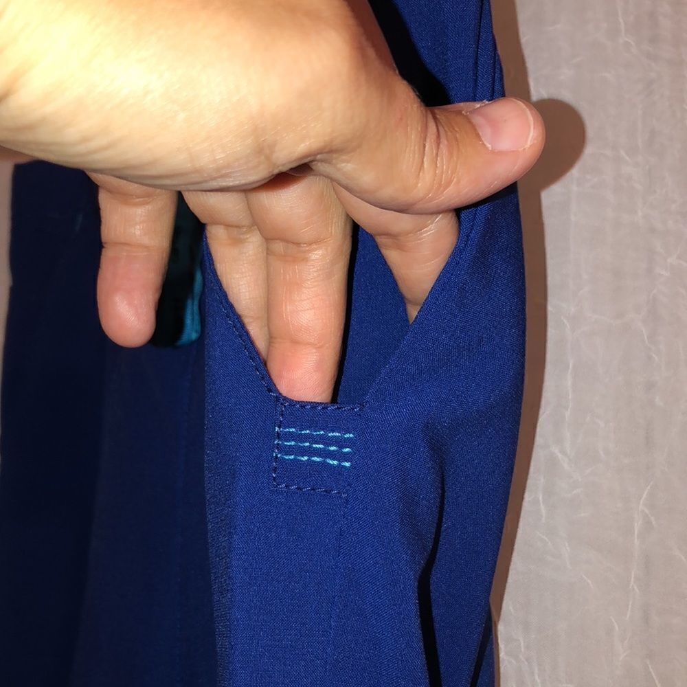 carhartt SP Indigo Teal Details Drawstring Scrub Pants - Picture 7 of 14